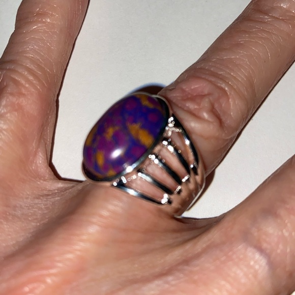 Faux Purple Turquoise Ring - Picture 2 of 2